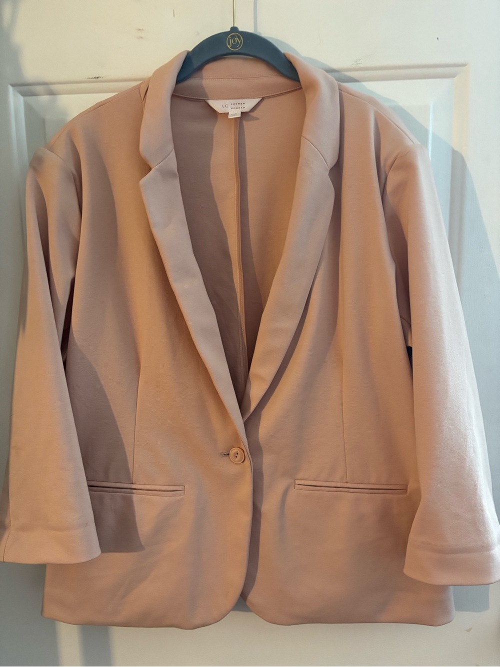 LC Lauren Conrad Dusty Rose Single-Button Blazer